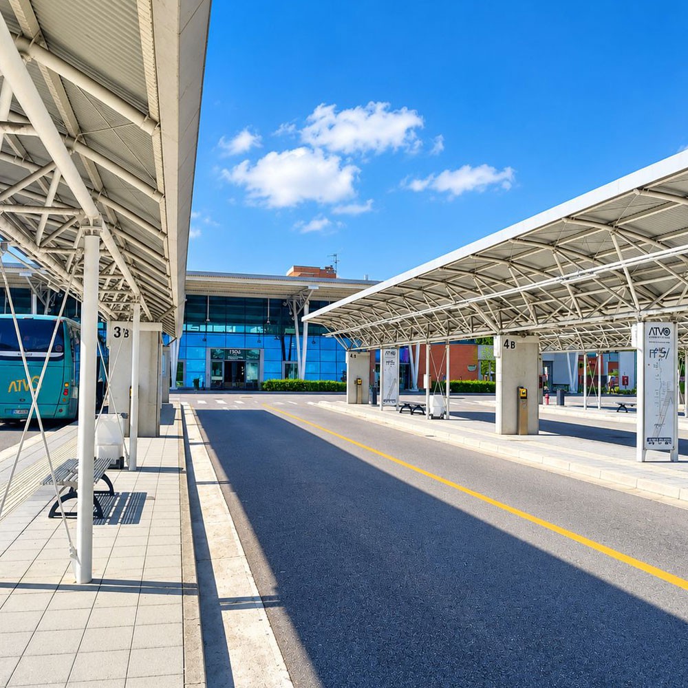 Autostazione degli autobus a Jesolo