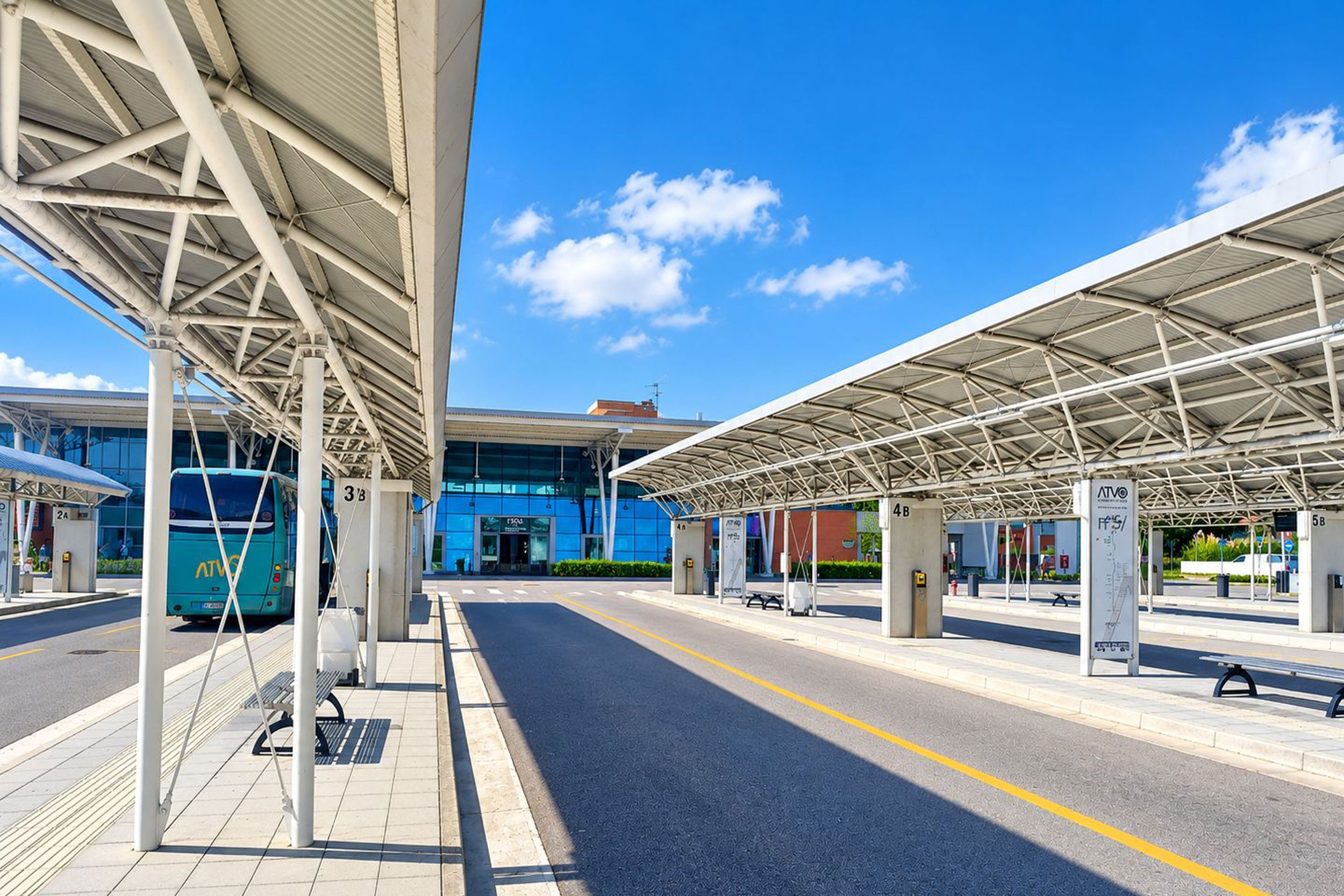 Autostazione degli autobus a Jesolo